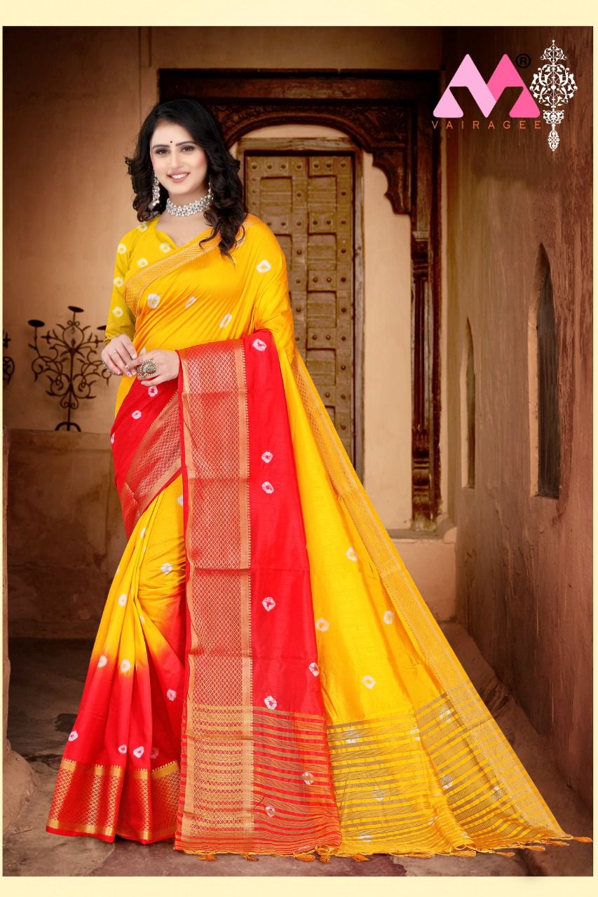 Sravya 2 Designer Festive Wear Vallabhi Silk Latest Saree Collection
